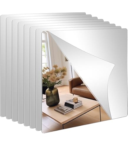 Amazon.co.jp: 【どこでも貼れる割れない鏡】【割れない】 鏡 全身鏡